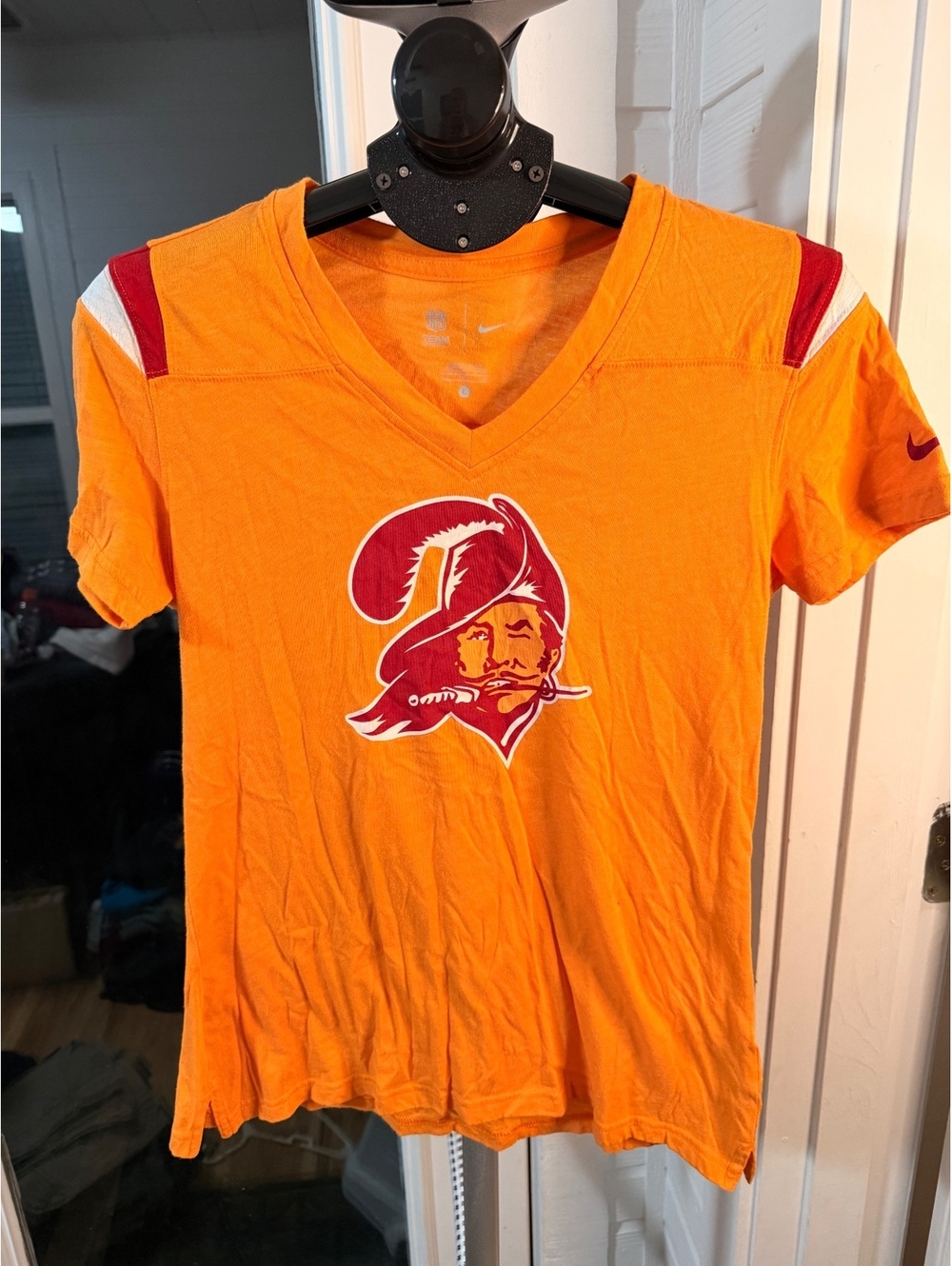 Nike Tampa Bay Buccaneers Orange V Neck T Shirt